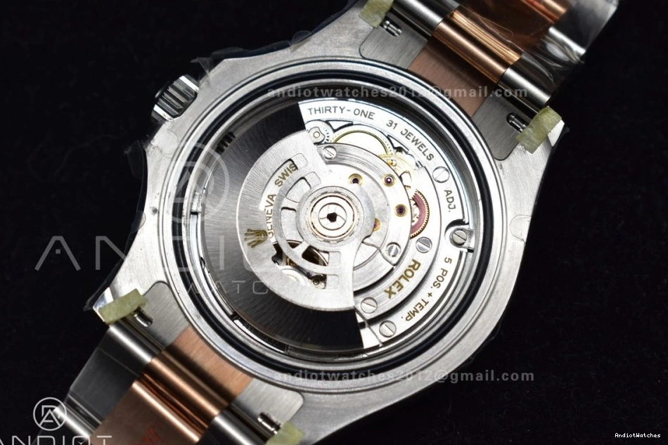 Steel VR Brown 904L Gold Best Clean On 126621 Dial Edition Yacht-Master Plated 1:1 Rose Trendy 488 Bracelet SS 0824